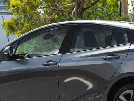 toyota prius 2016-2022 Matte Black Pillar Cover Diagram