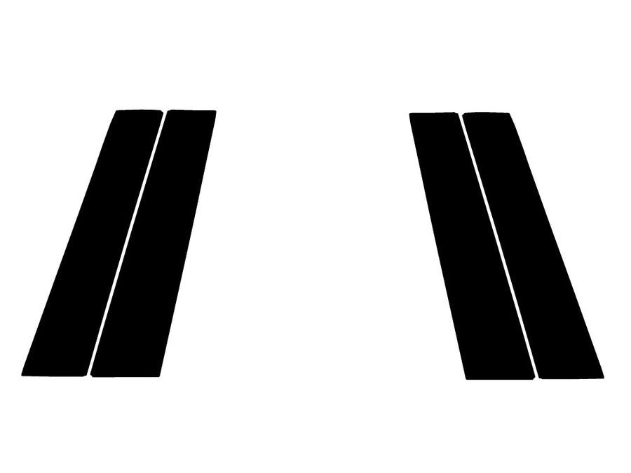 toyota prius 2023-2024 Camo Pillar Trim Diagram