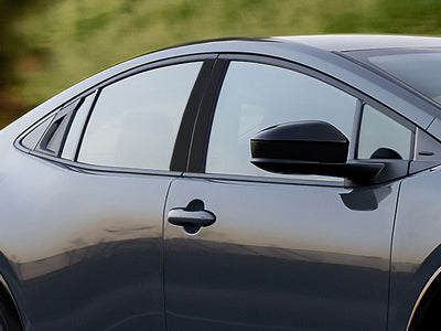 toyota prius 2023-2024 Carbon Fiber Pillar Cover Diagram