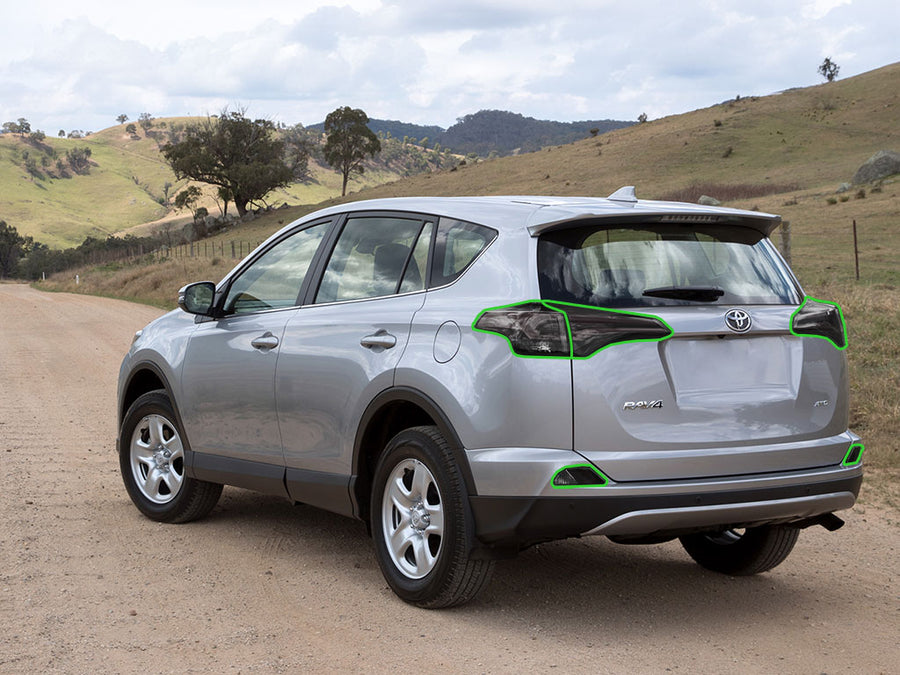 rav4 Tail Light Tint Installation Points