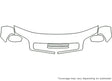 rav4 3M Clear Bra Hood Precut PPF Diagram
