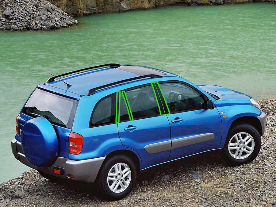 toyota rav4 1996-2000 Pillar Post Trim Installation Location