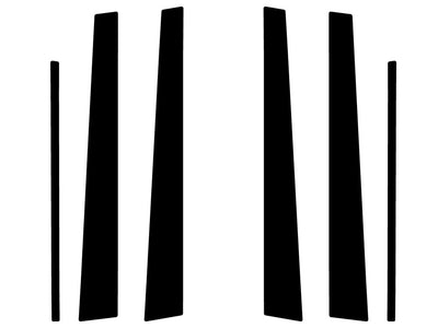 toyota rav4 2001-2005 Camo Pillar Trim Diagram