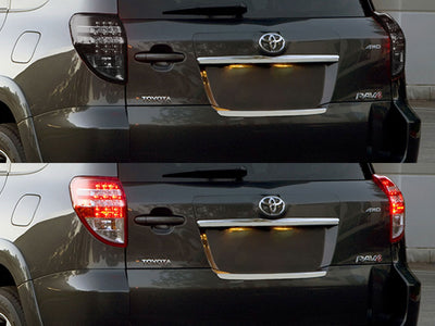 rav4 Before and After Smoked Taillights