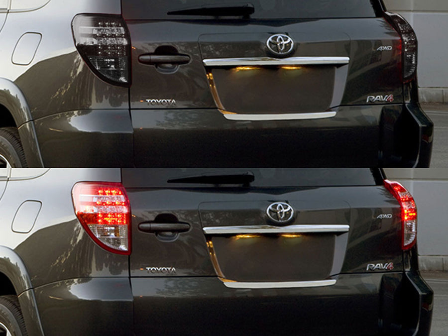 rav4 Before and After Smoked Taillights