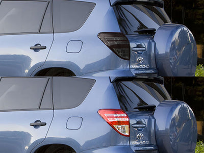 rav4 Before and After Smoked Taillights