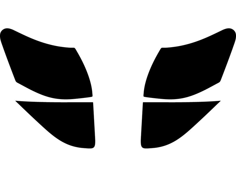 rav4 Precut Tail Light Tint Diagram