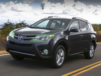 toyota rav4 2013-2015 Headlight Protection Installation Location