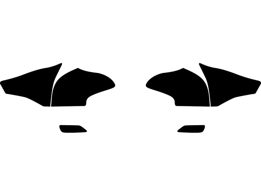 rav4 Precut Tail Light Tint Diagram
