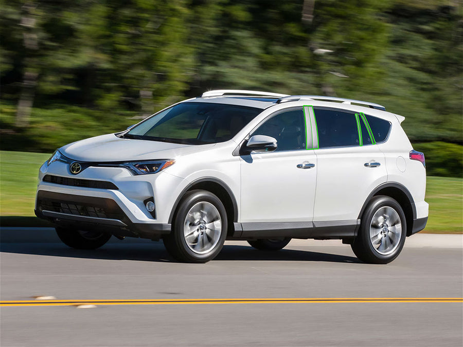 toyota rav4 2013-2018 Pillar Post Trim Installation Location