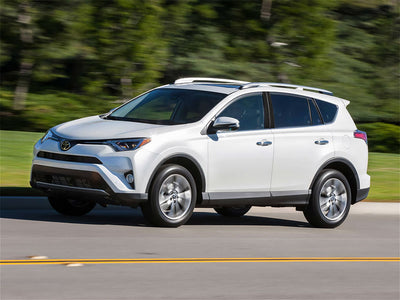 toyota rav4 2013-2018 Brushed Aluminum Black Pillar Trim