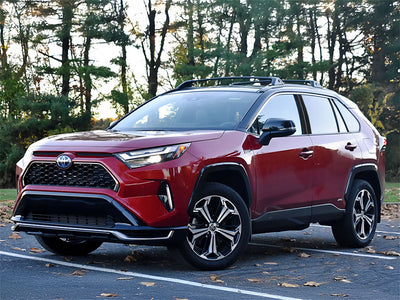 toyota rav4 2019-2024 Brushed Aluminum Black Pillar Trim