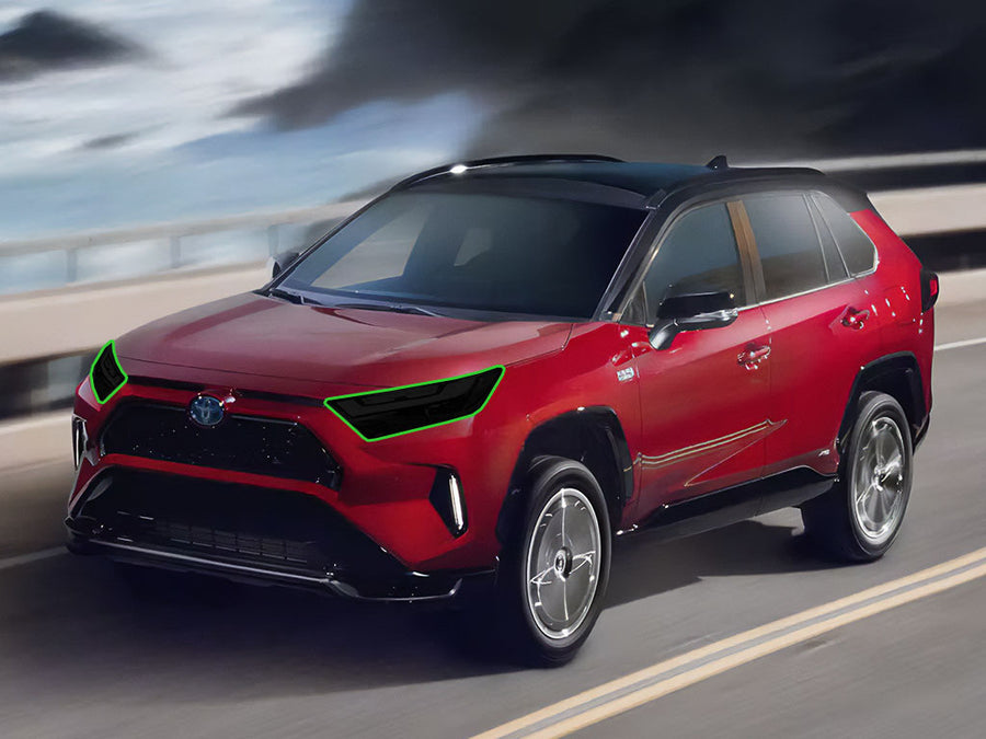 toyota rav4 2019-2024 Headlight Tint Location