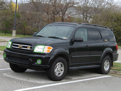 toyota sequoia 2001-2004 Headlight Protection Installation Location