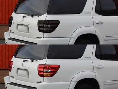 sequoia Before and After Smoked Taillights