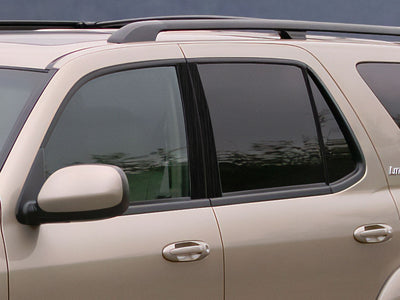 toyota sequoia 2001-2007 Brushed Aluminum Black Pillar Cover Diagram