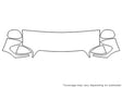 sequoia Avery Dennison Clear Bra Hood Precut PPF Diagram