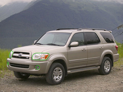 toyota sequoia 2005-2007 Headlight Protection Installation Location