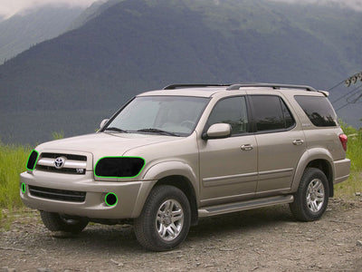 toyota sequoia 2005-2007 Headlight Tint Location