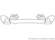 sequoia 3M Clear Bra Hood Precut PPF Diagram