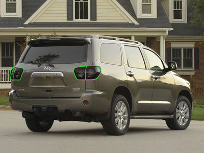 sequoia Tail Light Tint Installation Points