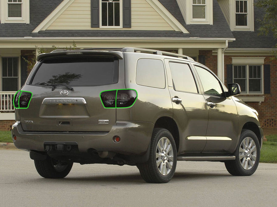sequoia Tail Light Tint Installation Points