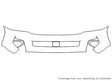 sequoia 3M Clear Bra Bumper Precut PPF Diagram