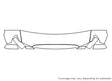 sequoia 3M Clear Bra Hood Precut PPF Diagram