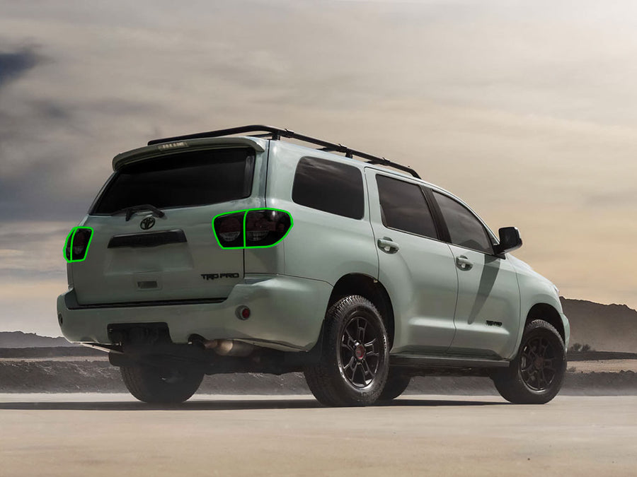 sequoia Tail Light Tint Installation Points