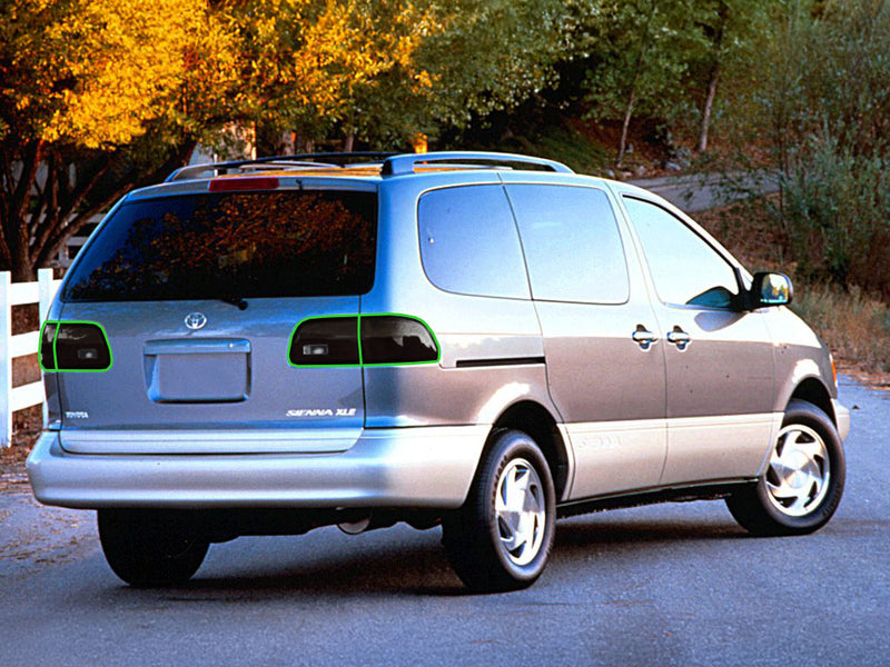 sienna Tail Light Tint Installation Points