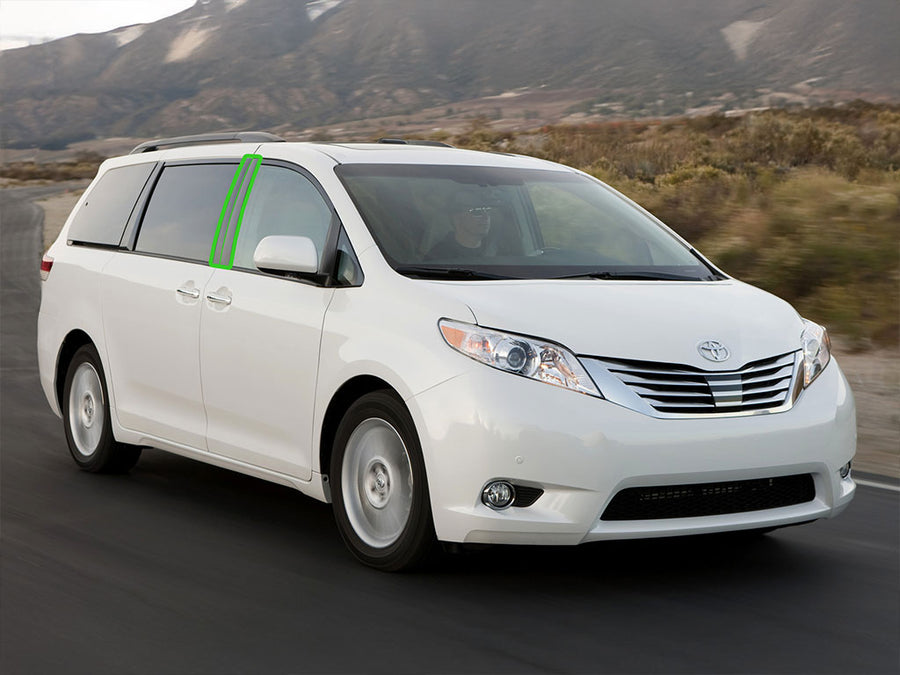 toyota sienna 2004-2010 Pillar Post Trim Installation Location