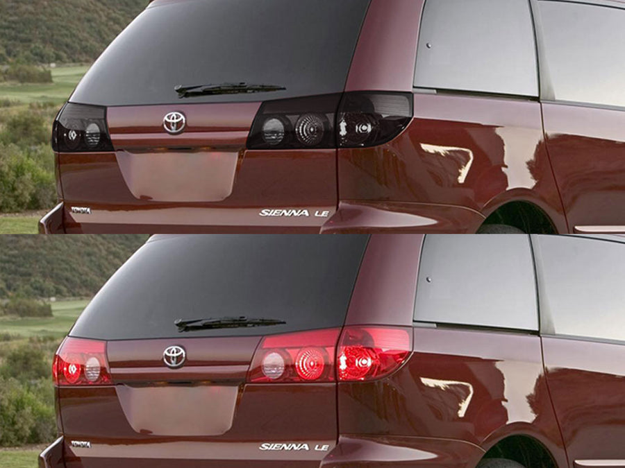 sienna Before and After Smoked Taillights