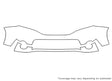 sienna Avery Dennison Clear Bra Bumper Precut PPF Diagram