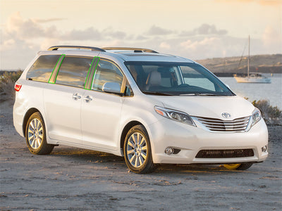 toyota sienna 2011-2020 Pillar Post Trim Installation Location
