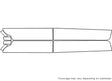 sienna 3M Clear Bra Door Cup Precut PPF Diagram