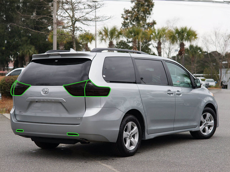 sienna Tail Light Tint Installation Points