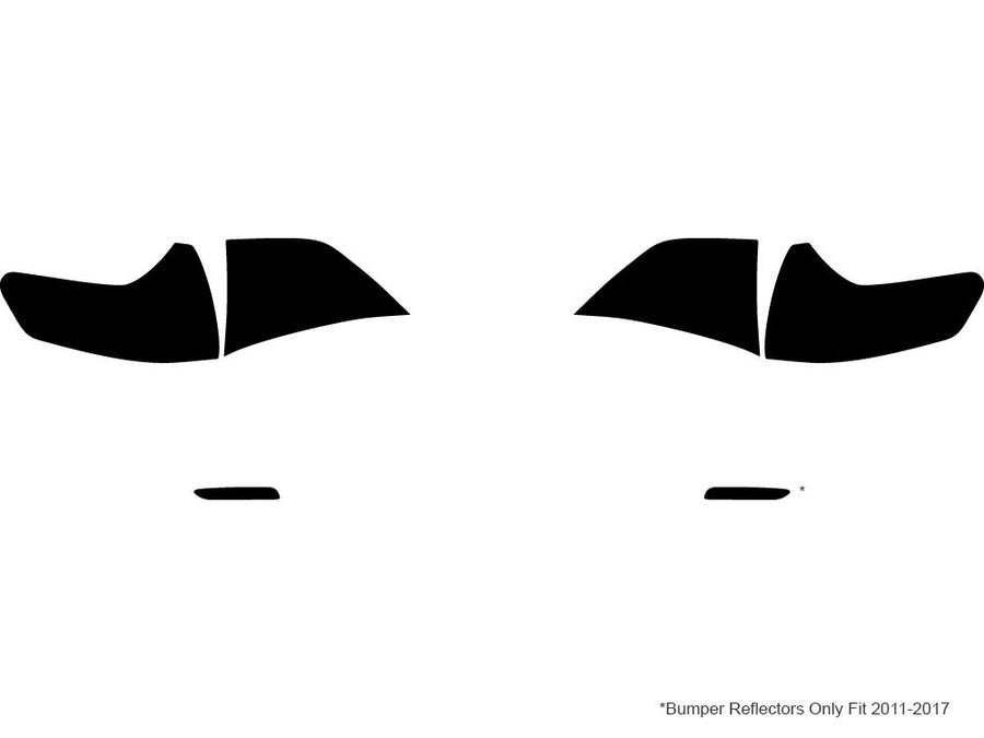 sienna Precut Tail Light Tint Diagram