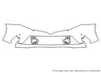 sienna Avery Dennison Clear Bra Bumper Precut PPF Diagram