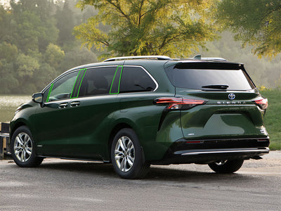 toyota sienna 2021-2024 Pillar Post Trim Installation Location