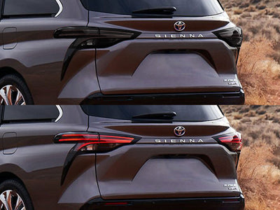sienna Before and After Smoked Taillights