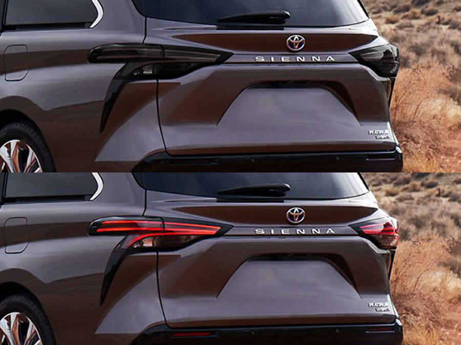 sienna Before and After Smoked Taillights