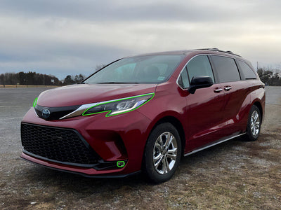 toyota sienna 2021-2025 Headlight Protection Installation Location