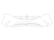 sienna Avery Dennison Clear Bra Bumper Precut PPF Diagram