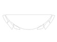 sienna 3M Clear Bra Hood Precut PPF Diagram
