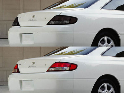 solara Before and After Smoked Taillights