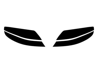 solara Precut Tail Light Tint Diagram