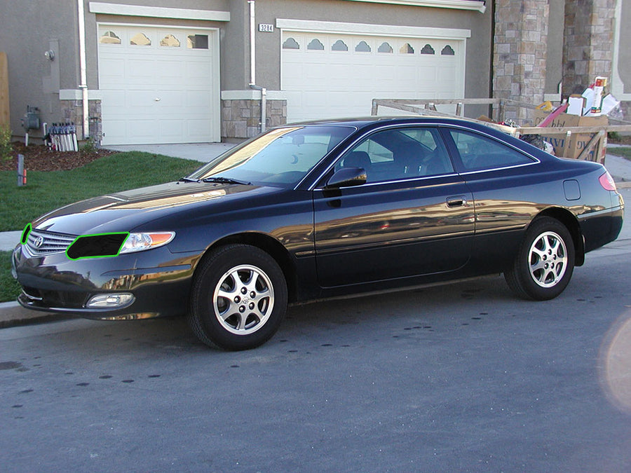 toyota solara 2002-2003 Headlight Tint Location