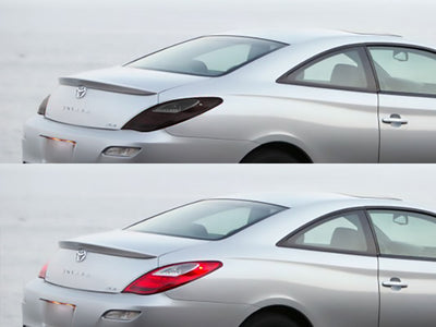 solara Before and After Smoked Taillights