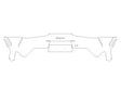 supra Avery Dennison Clear Bra Door Cup Precut PPF Diagram
