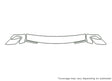 tacoma Avery Dennison Clear Bra Hood Precut PPF Diagram